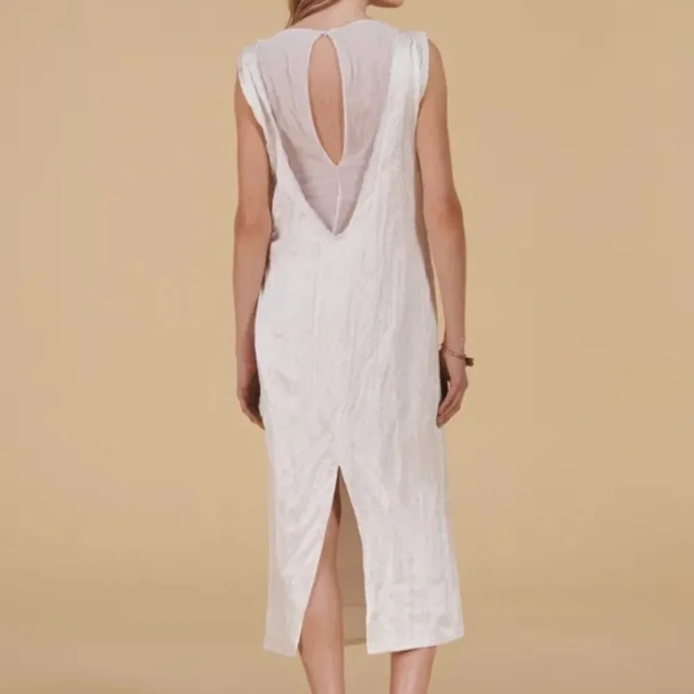 Zara Wrinkled Midi Dress Limited Edition